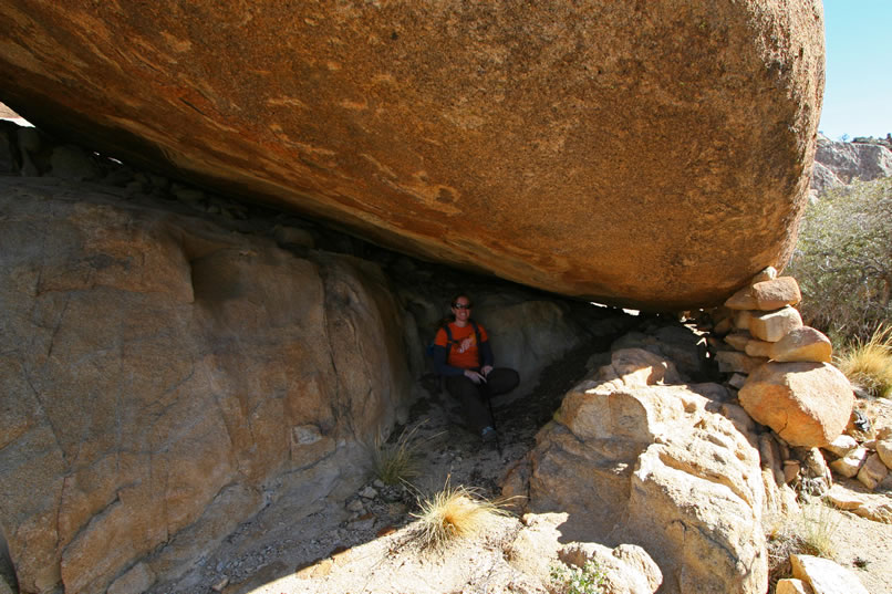 It looks like they create a nice little shelter that could have been enjoyed by miners or even Indians before them.