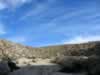 some boulder scrambling the canyon opened into a sandy wash. (66kb)