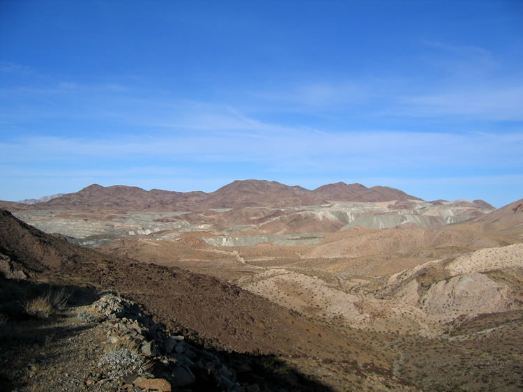 The iron mine which now lies dormant.