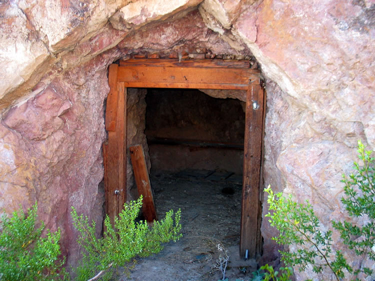 The entrance to the powder magazine.