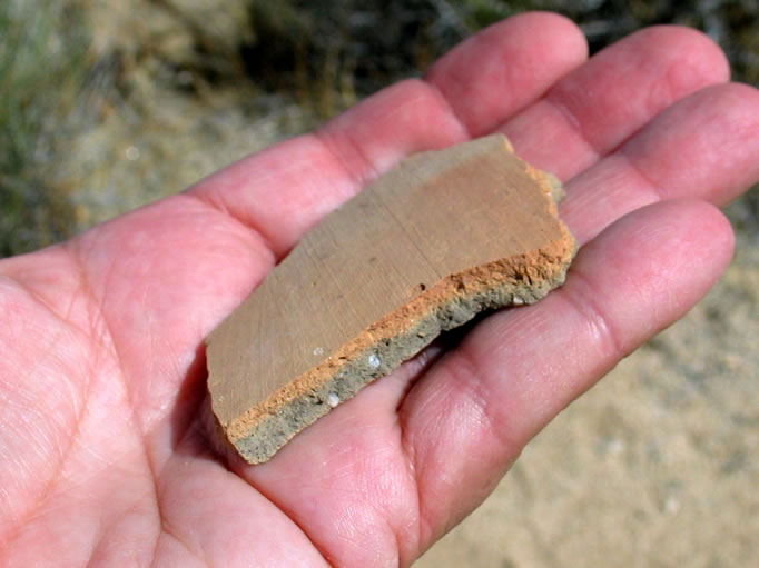 Pottery fragment.