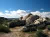 A small rock shelter on a ridge just north of Table Mountain. (87kb)