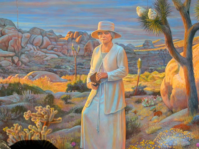 A closer view of Minerva Hoyt.  It was her untiring efforts that resulted in the creation of Joshua Tree National Park.  Way to go, Minerva!