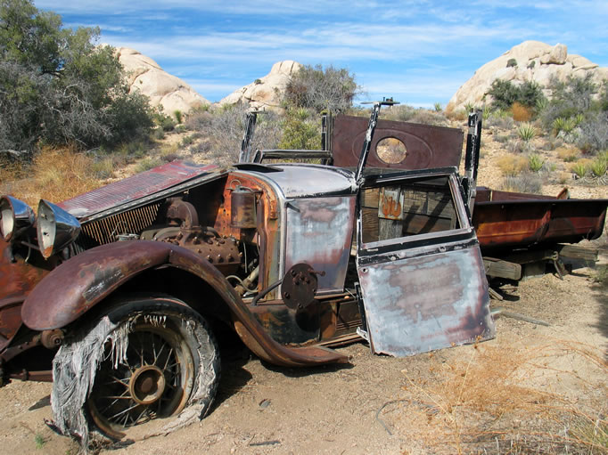 The modification to make it a pickup truck seems well done.  To view what this vehicle may have originally looked like, click here.