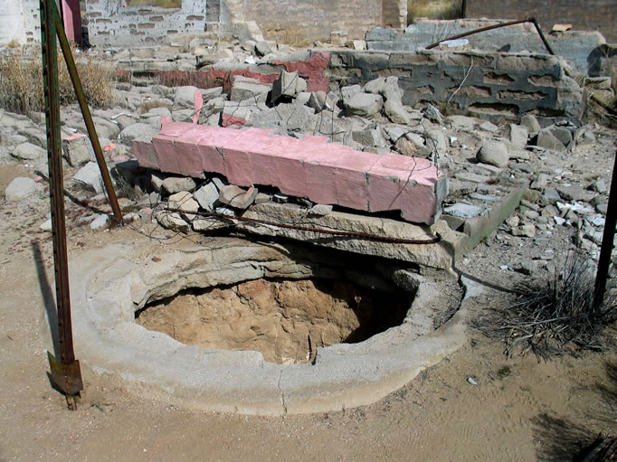 The cistern.