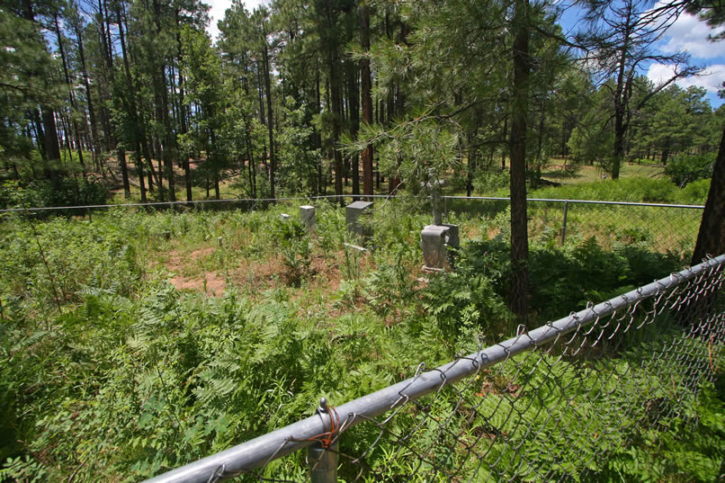 The Baca family started ranching here in 1889.  Now, only a few foundations of the ranch house remain, but the little cemetery is still well maintained.