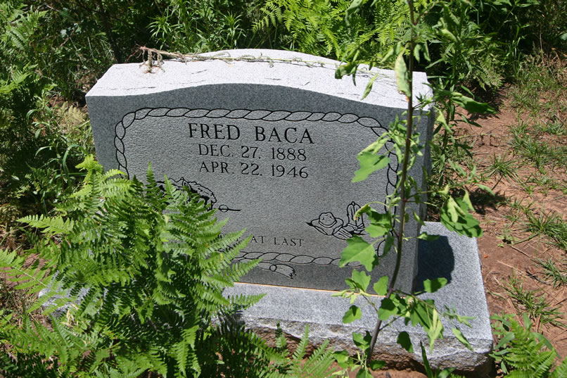 Fred Baca - Dec. 27, 1888 to Apr. 22, 1946