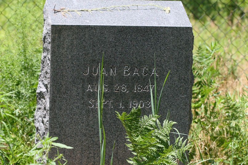 Juan Baca - Aug. 28, 1847 to Sept. 1, 1903