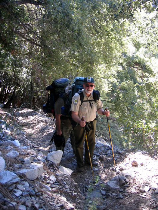 We were glad we had our wilderness permit as we ran into a patrol ranger.