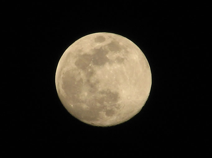 It's so bright you can almost read by moonlight.