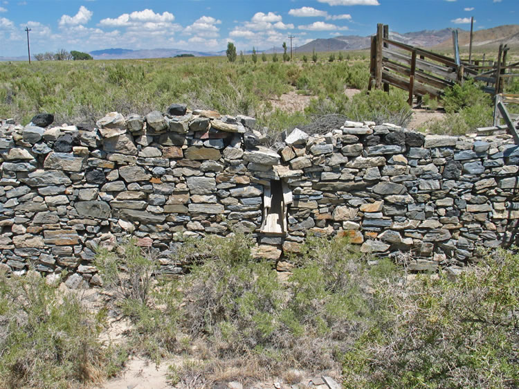 There was even a built-in chute.  We haven't a clue what its use was.