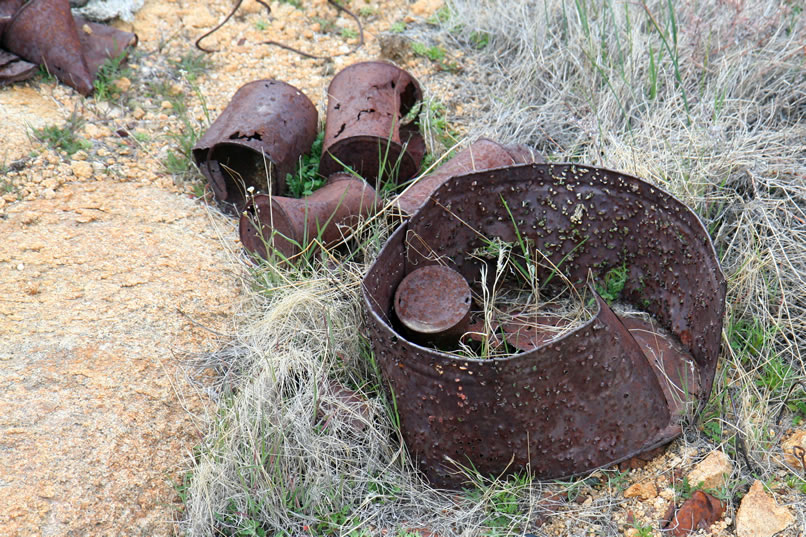 As we wander around the boulder maze, even more stuff turns up.