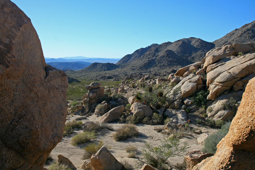 Looking back toward the mouth of the canyon from near our turnaround spot.