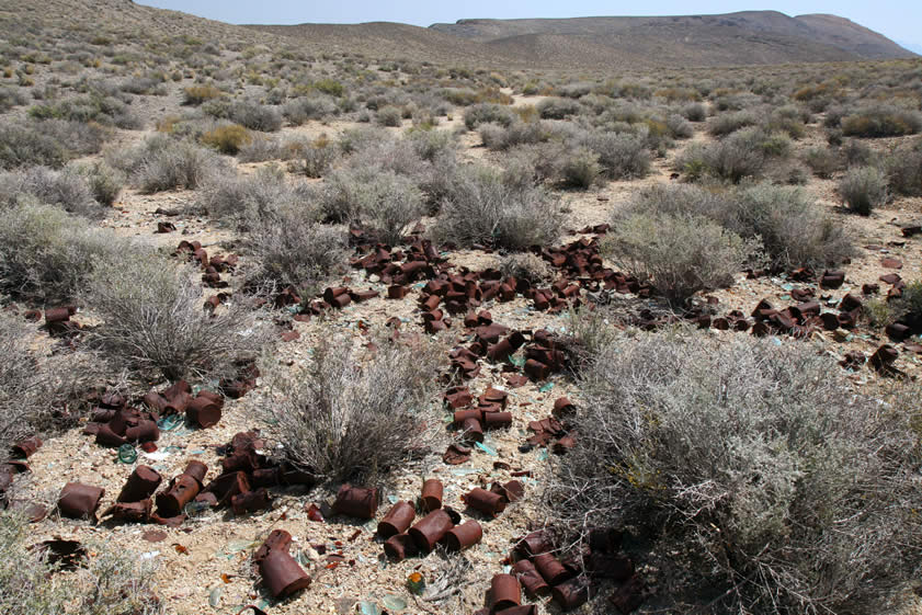 A quick look around shows that there are indeed plenty of old cans strewn around.