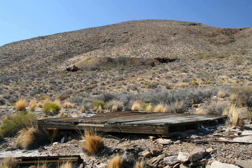 The Argenta Mine, located up Wood Canyon, was first established in the early 1920's, although there is some evidence that it might have been worked as early as 1875.