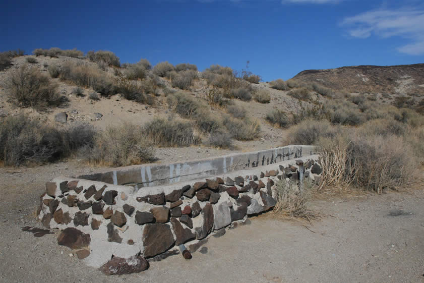At one time there was a windmill here which probably pumped water to this trough.