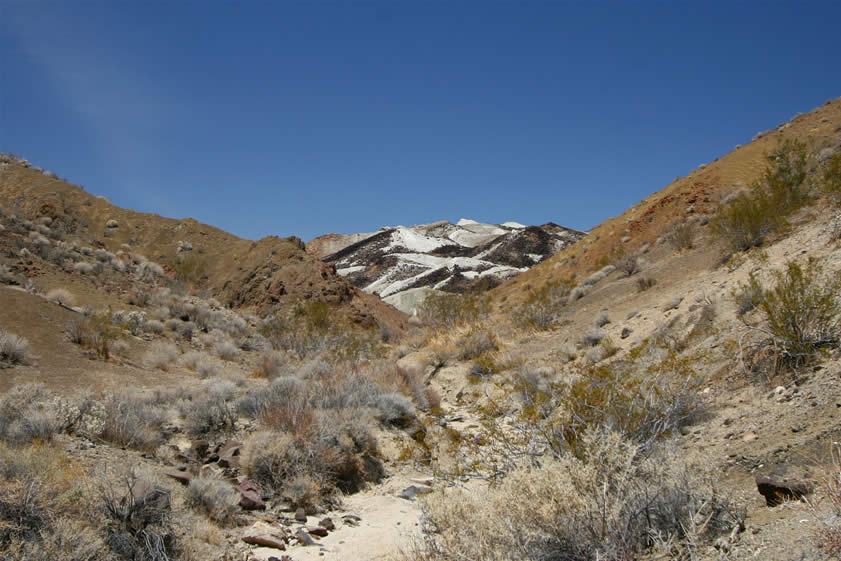 The reason for this last stop is to visit the site of the so-called Spanish Treasure Pointer.  Only a short hike up this canyon is needed to reach it.