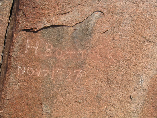 Some historic graffiti.