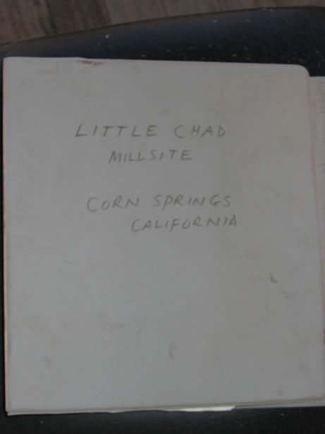 The log book.