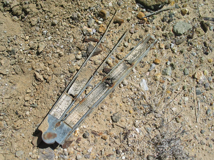 This is a super find.  It's an old Stanley four fold folding ruler.