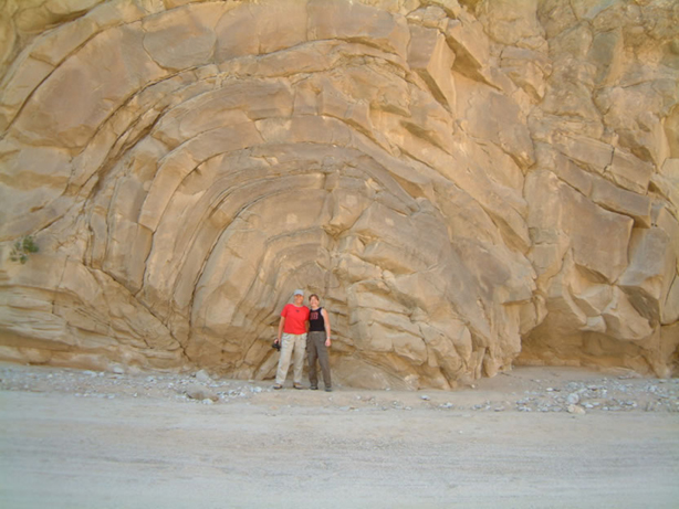 A formation called the Anticline that was caused by a massive submarine landslide 5 millions years ago.