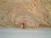 A formation called the Anticline that was caused by a massive submarine landslide 5 millions years ago. (86kb)