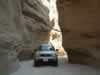 Sandstone Canyon has been called the queen of all desert washes and can be driven for several miles. (75kb)