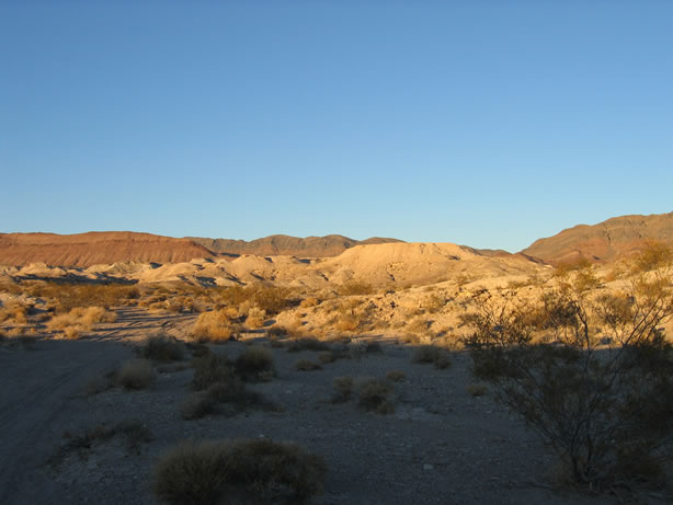 Late afternoon near the campsite.