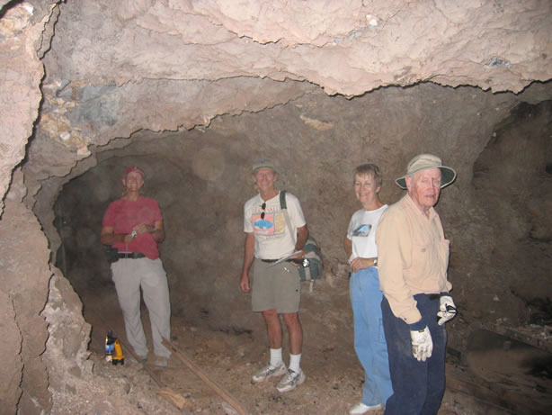 Jamie, Allan, Sue and Al in the War Eagle.