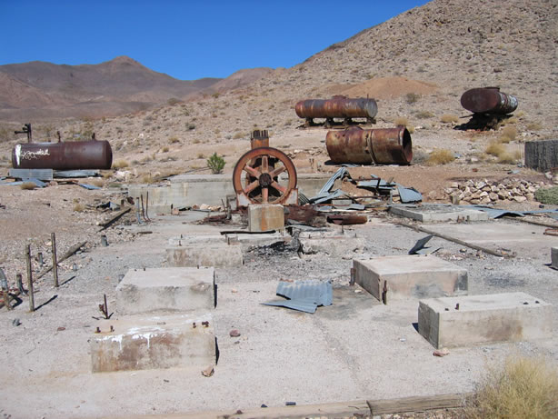Machinery at the Columbia Mine.