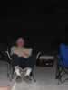 Al at the campfire. (36kb)
