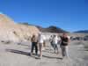 Ken leads us through the fossil trackways. (63kb)