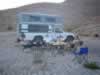 The Desert Explorers swapping stories before dinner. (78kb)
