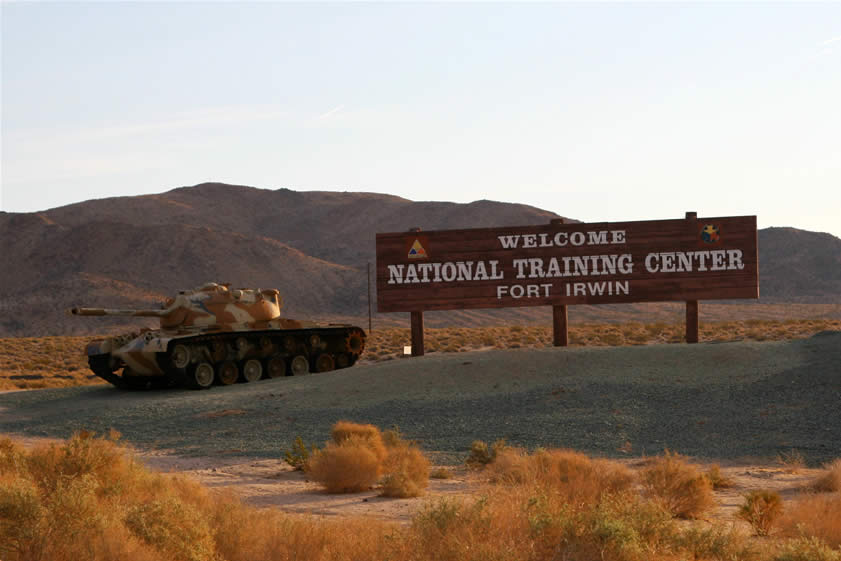 There's nothing that says "Welcome" like a tank!