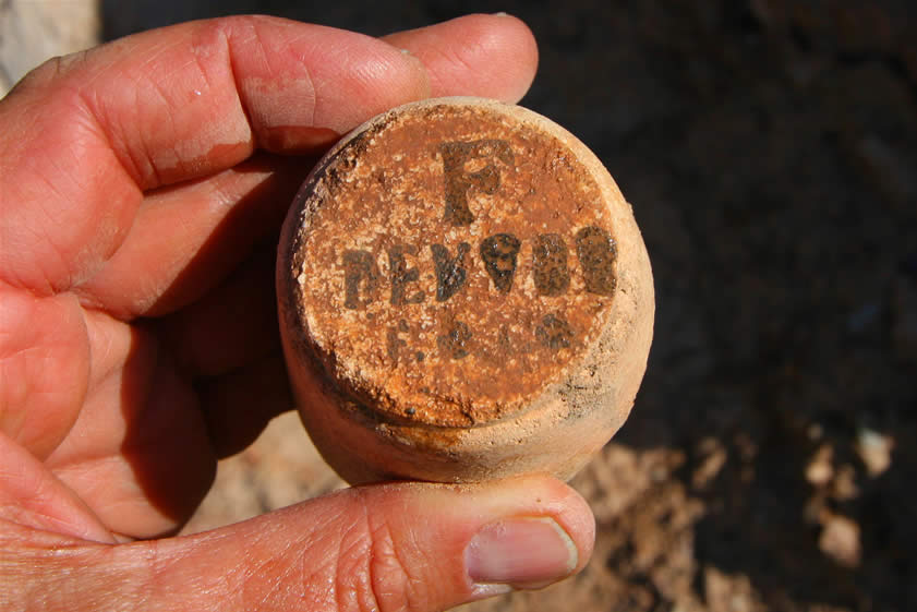 This crucible is marked "Denver" on the bottom.
