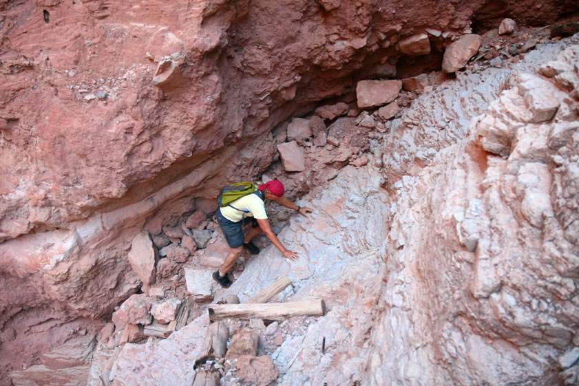 After the ladder comes the scrambling.