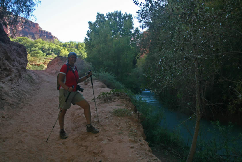 A view of the creek as we eventually get back to hiking.