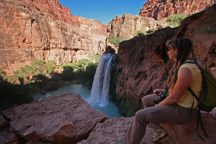 This shot is from back over at the trail that leads down to the campground.  What a fantastic spot!