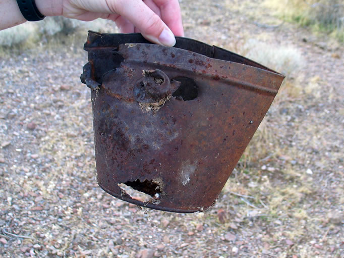 It's possible that the can dumps here are from the early Lone Star Mining District.