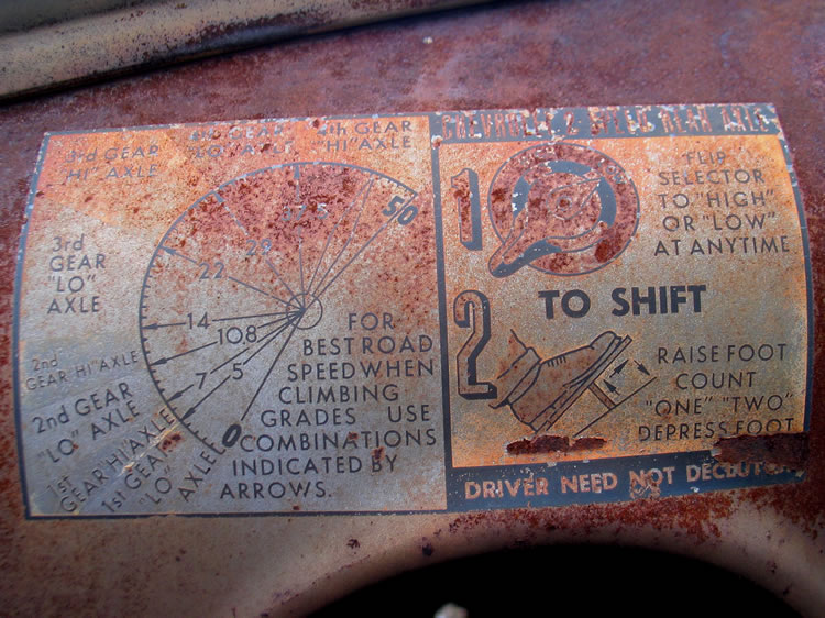 Secondly, this truck once sported what was possibly the most confusing transmission ever invented!