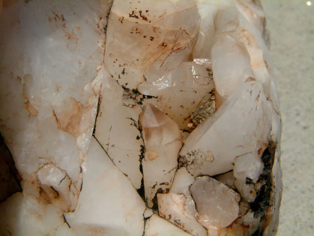 quartz crystal cluster