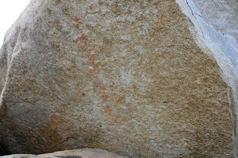 Here's another view of the pictograph from a different angle.  Again, rolling your mouse over the image will give you an enhanced view.