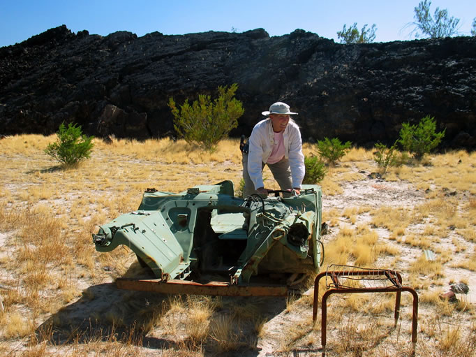 Jamie with Jeep.