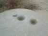Many more morteros are to be found among the surrounding rocks. (78kb)