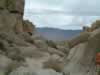 Approaching the dropoff into Smuggler Canyon. (47kb)