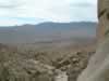 A great view into Carrizo Valley and the green smudge of the Vajecito Stage Station. (53kb)