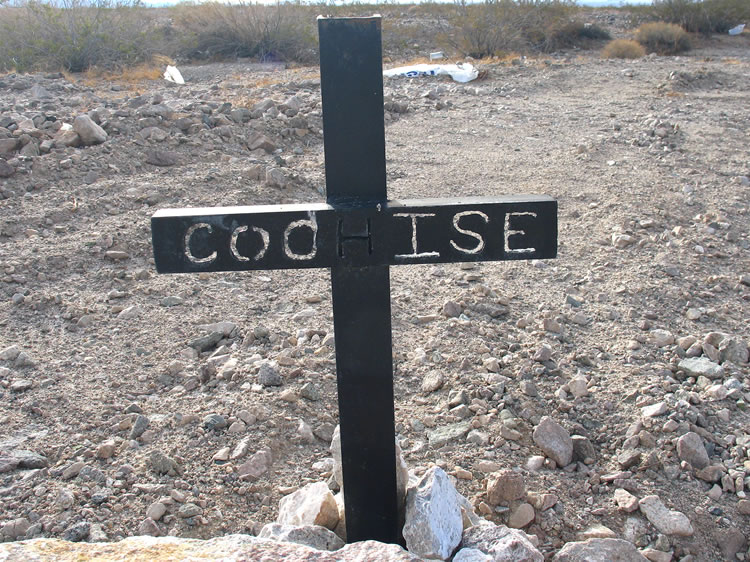 A closer look at the well-made cross.