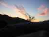 Sunrise from our truck bed. (25kb)