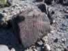 One of many petroglyph boulders on the south side of the main wash. (129kb)