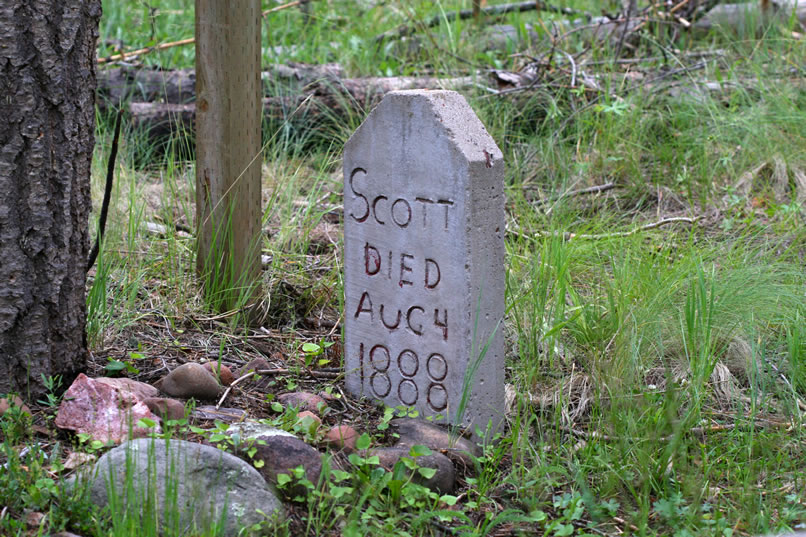 Here are closer looks at each of the headstones.